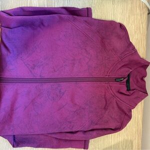 Lululemon Athletica Maroon Zip-Up Jacket